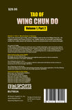 Tao of Wing Chun Do Vol 1 Part 2 Book James DeMile