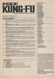 Inside Kung Fu Magazine September 1981 81/09 *COLLECTIBLE*