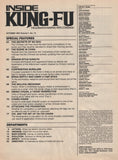 Inside Kung Fu Magazine October 1981 81/10 *COLLECTIBLE*