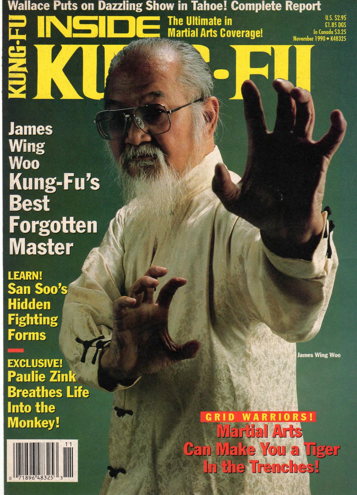 Inside Kung Fu Magazine November 1990 90/11   *COLLECTIBLE*