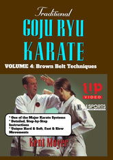 Traditional Goju Ryu Karate #4 Brown Belt Techniques Kata Bunkai DVD Kent Moyer
