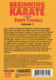 Jerry "Golden Boy" Trimble Beginning Karate #1 DVD World's Fastest Kickboxer