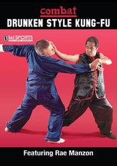 Combat Drunken Chinese Kung-Fu falls forms stances DVD Rae Manzon shaolin