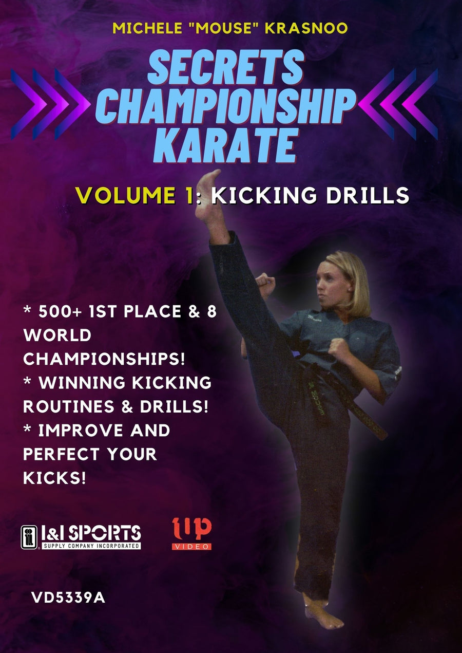 Secrets of Championship Karate #1: Kicking DVD Michele Krasnoo