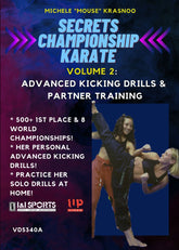 Secrets of Championship Karate #2: Advanced Kicking DVD Michele Krasnoo
