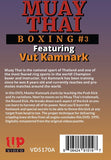 4 DVD Set Muay Thai Boxing Fighting Techniques combos counters DVD Vut Kamnark