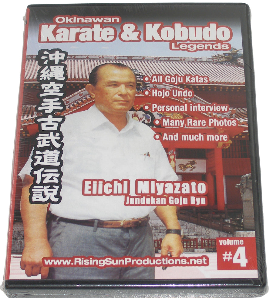 Okinawan Jundokan Goju Ryu Karate Kobudo Legends #4 DVD Eiichi Miyazato