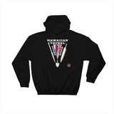 AT0607A Hawaiian Tribal Fightwear Hoodie Black Sweatshirt