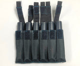 6 Reusable Airtight Adjustable Cigar Tubes & Belt Pouch Set