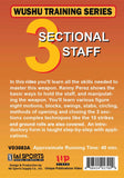 Wushu Training 3 Sectional Staff DVD Kenny Perez Northern Style Kung Fu weapon
