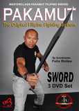 3 DVD Set Pakamut Filipino Martial Arts Sword Fighting System Felix Roiles kali