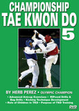 5 DVD SET Championship Tae Kwon Do Comprehensive Kicking Course - Herb Perez
