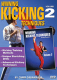 3 DVD SET Winning Kicking Techniques Red Dragon Tournament Karate - Chris Casamassa