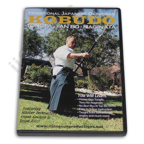 Karate Weapons Kobudo Tongfa Tan Bo Naginata DVD Brian Ricci & Frank Gaviola