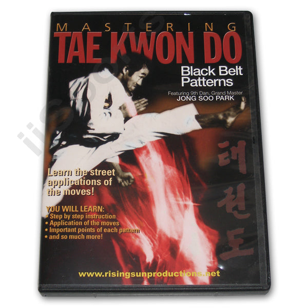 Mastering Tae Kwon Do Black Belt Patterns DVD Jong Soo Park