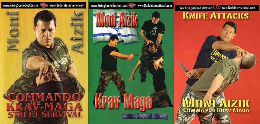 3 DVD SET Special Forces Krav Maga - Moni Aizik