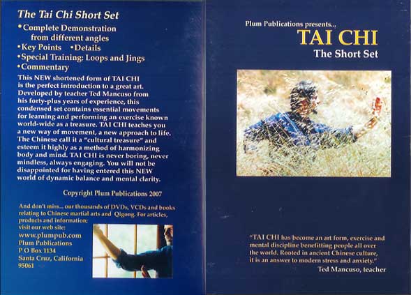 Chinese Yang Tai Chi Short Set DVD Ted Mancuso exercise energies martial arts