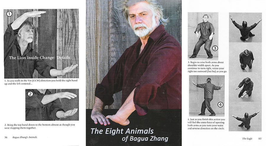 DVD/BOOK SET Eight Animals Bagua Zhang Ted Mancuso Tai Chi Kung Fu Qigong