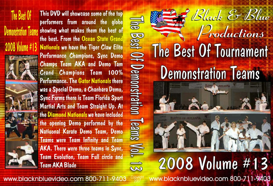2008 Best Tournament Karate Demo Teams #13 Forms Weapons DVD