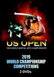 2 DVD SET 2019 ISKA US Open World Martial Arts Karate Championships Tournament