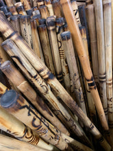 4 SECONDS Filipino Martial Arts Escrima Kali Arnis Burned Rattan Sticks 28"