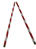Red/White Spiral Tournament Demo Rattan Escrima Stick Set