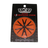 Lightning DYE Rotor 2010 12 13 Loader Hopper Speed Feed Gate Collar Lid ORANGE
