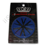 Lightning DYE Rotor 2011 2012 2013 Loader Hopper Speed Feedgate Collar Lid BLUE