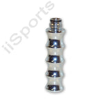 Paintball Gun CO2 Air Gas Thru Vertical ASA Screw In Aluminum Foregrip CHROME