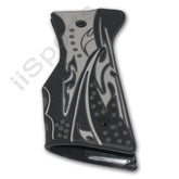 Tippmann 98 Paintball Gun 3D Textured Rubber Wrap Around 45 Grips BLACK GRAY New