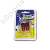 2 Paintball 90 Degree Swivel 1/8" NPT CO2 HPA Gas Air Hose Elbows RED aluminum