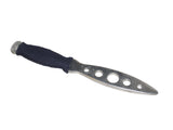 Aluminum Dull Skeletonized Practice Training Dagger Knife 11"