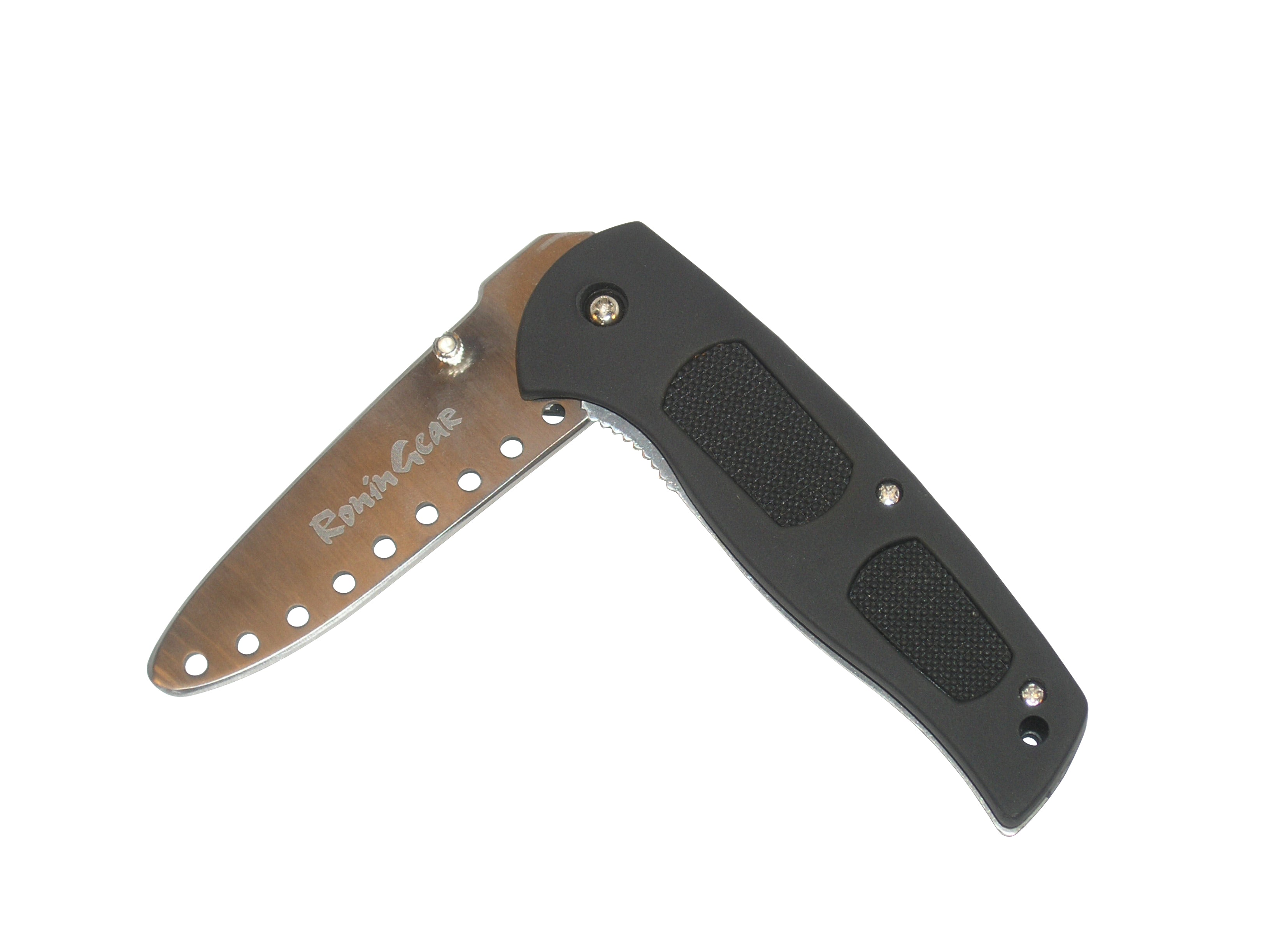 Ronin Gear Practice Dull Folding Knife Black