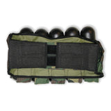 5 Paintball Pod Carrier 100 or 140 Tubes Slam Harness Pack Ball Hauler Camo