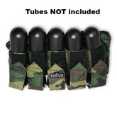 5 Paintball Pod Carrier 100 or 140 Tubes Slam Harness Pack Ball Hauler Camo