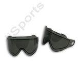 2 JT Axiom FX 10 Thermal Lens SMOKE Goggles Replacement Paintball Dual Pane