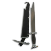 Filipino Dull Metal Practice Kampilan Training Sword with Sheath