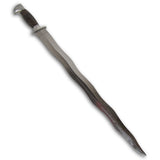 Filipino Dull Metal Practice Kris Training Sword with Sheath 26"