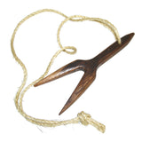 Hawaiian Lua Practice Hardwood Maka Pahoa w/Rope