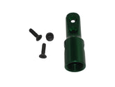 GREEN Paintball Angled Bottomline Cradle CO2 HPA Tank Bottle Adapter ASA