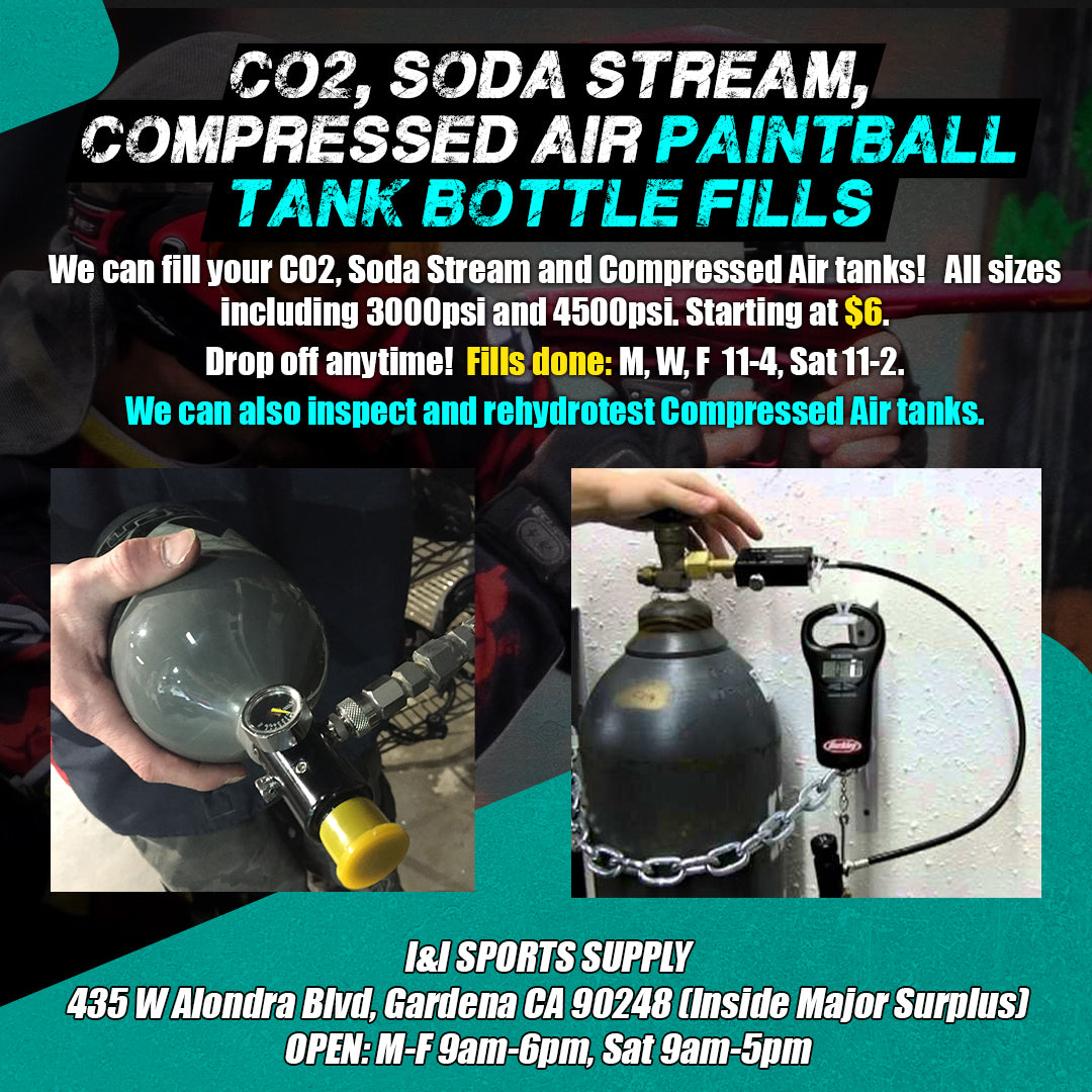 PAINTBALL TANK BOTTLE FILLS