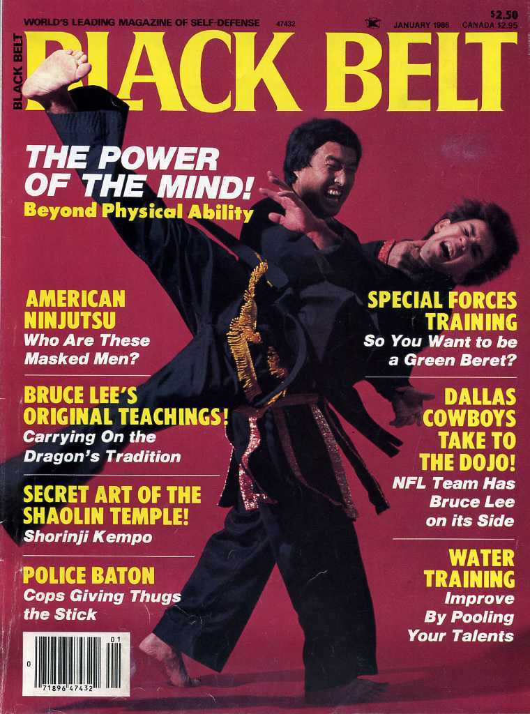 Black Belt Magazine January 1986   *COLLECTIBLE*