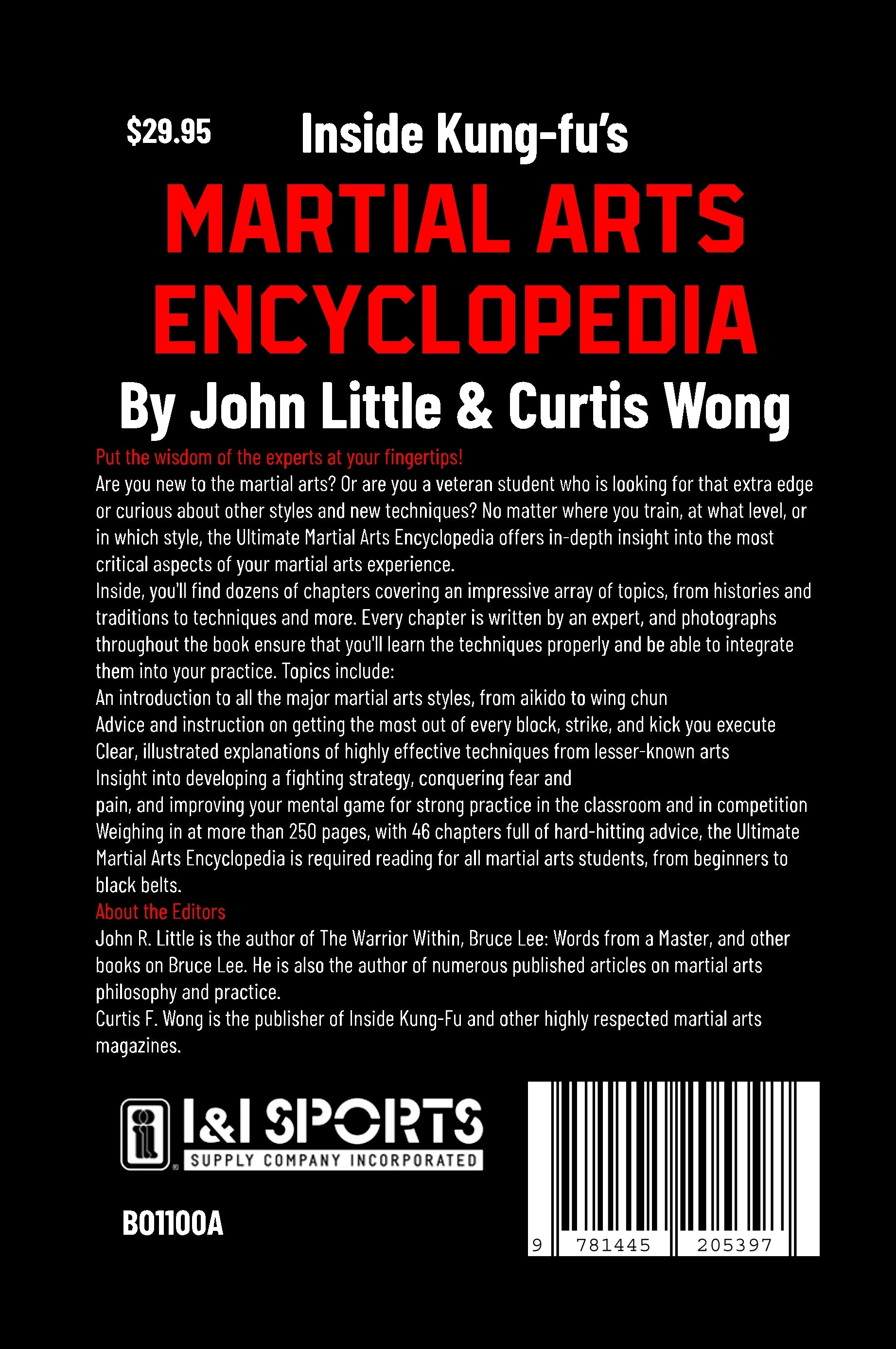 Inside Kung Fu Martial Arts Encyclopedia book - J Little, C Wong