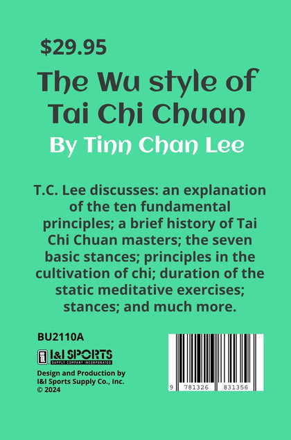 Wu style Tai Chi Chuan Kung Fu Book T C Lee  chinese martial arts