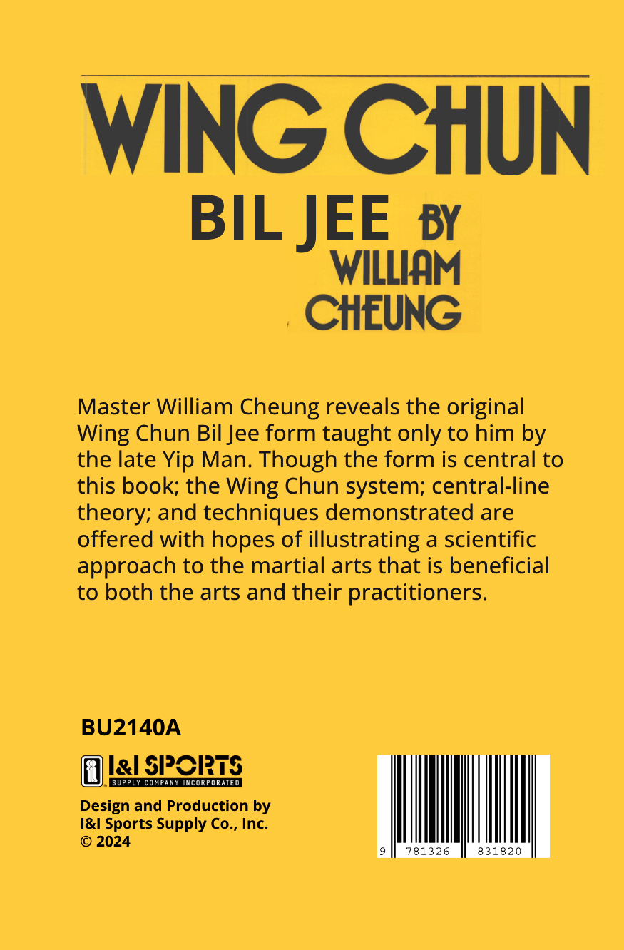 Wing Chun Bil Jee Thrusting Fingers book by William Cheung