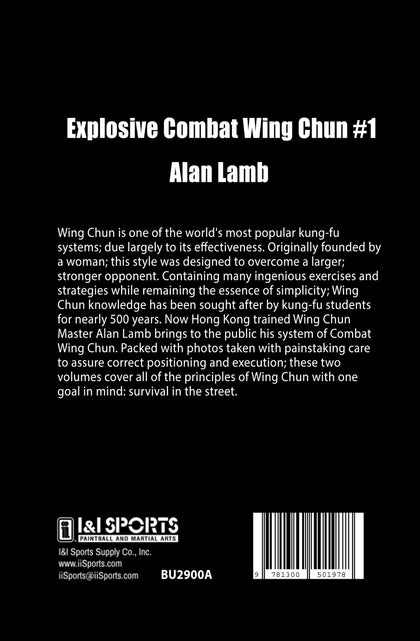 Explosive Combat Wing Chun #1 Book Alan Lamb