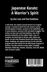 Japanese Karate Warriors Spirit Book Ivan & Godshaw shotokan martial arts new