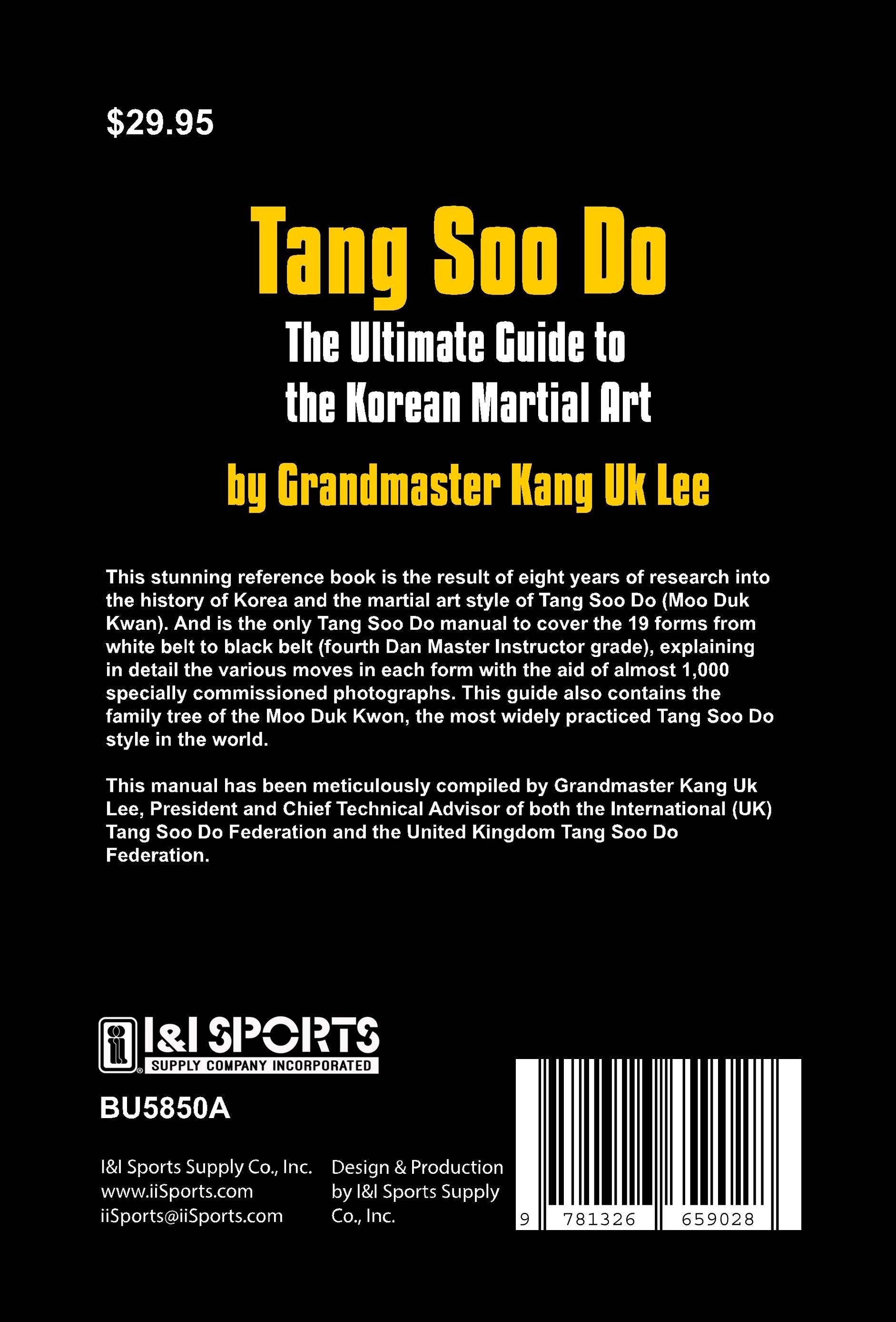 Tang Soo Do Ultimate Guide Book Korean Martial Arts by Kang Uk Lee