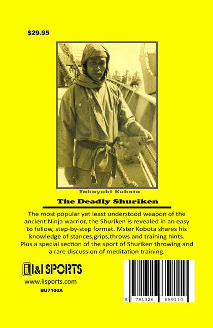 The Ninja Shuriken Manual throwing star instructional Book Takayuki Kubota