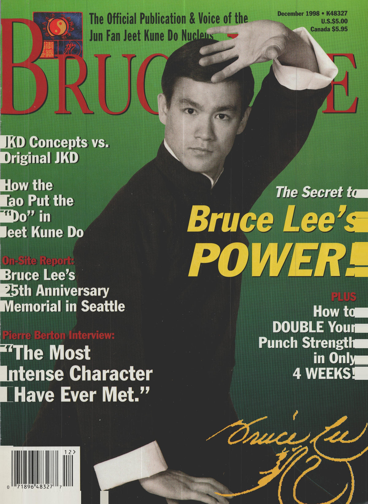 DIGITAL MAGAZINE Bruce Lee Jun Fan JKD Nucleus  12/98